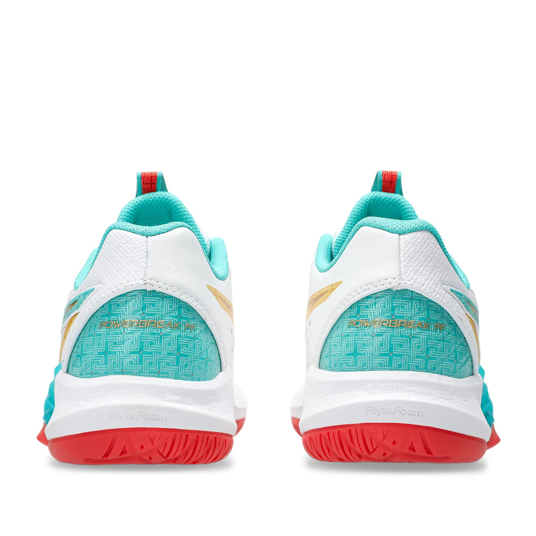 Tenis de Voleibol Asics Powerbreak FF White Sea Glass Mujer
