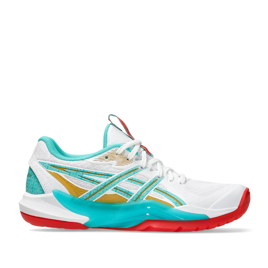 Tenis de Voleibol Asics Powerbreak FF White Sea Glass Mujer