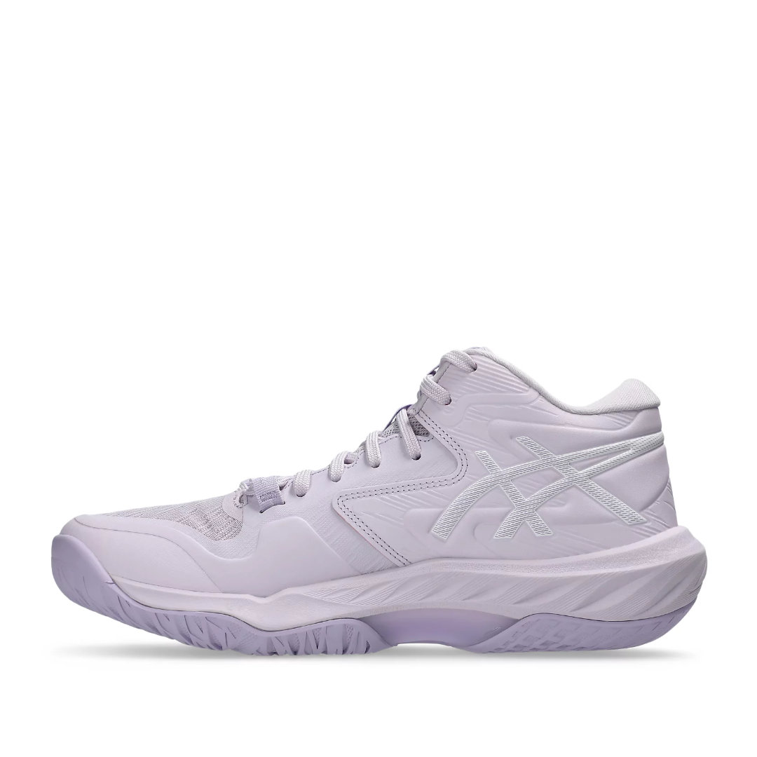 Tenis de Voleibol Asics Sky Elite FF MT 4 White Dahlia Murasaki Mujer