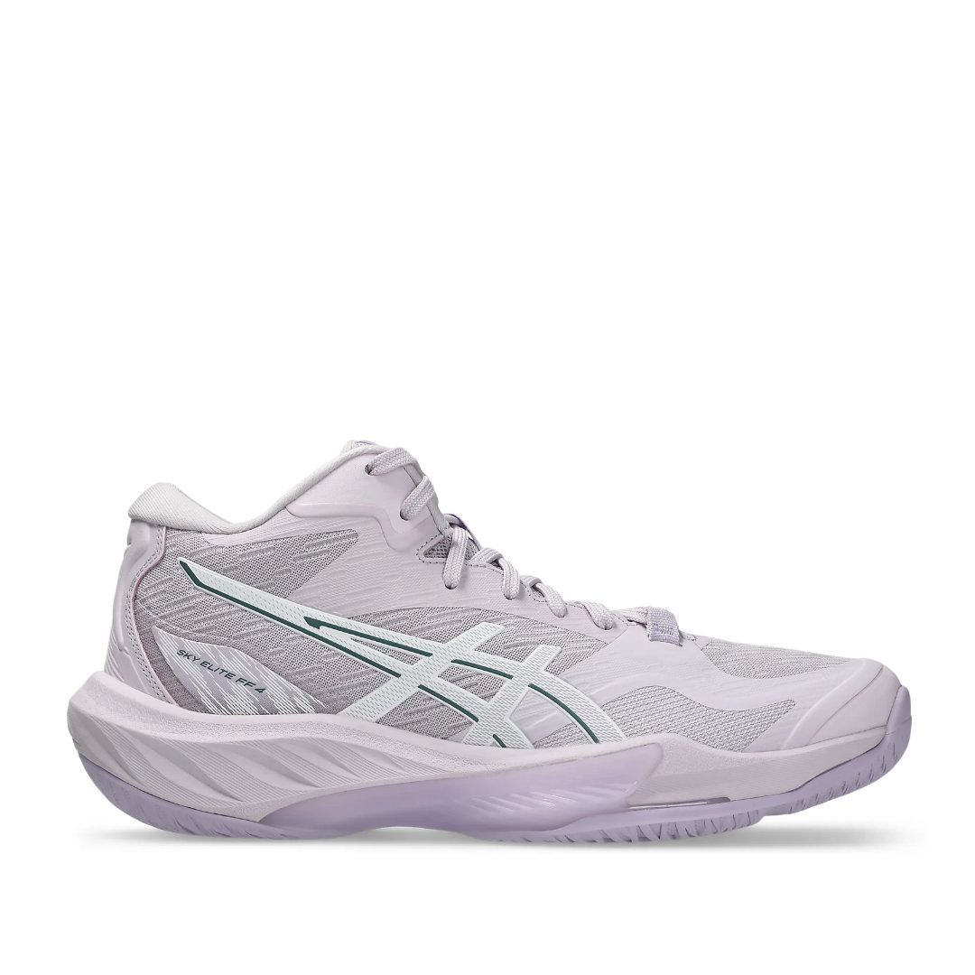 Tenis de Voleibol Asics Sky Elite FF MT 4 White Dahlia Murasaki Mujer