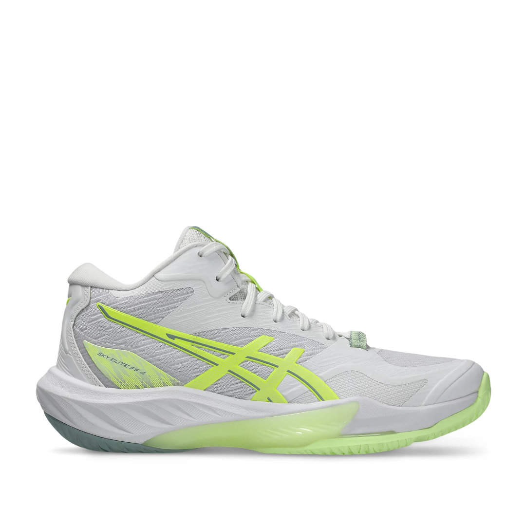 Tenis de Voleibol Asics Sky Elite FF MT 4 White Illuminate Yellow Mujer