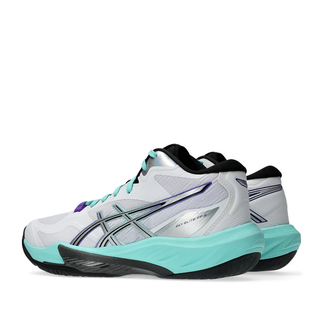 Tenis de Voleibol Asics Sky Elite FF MT 4 White Radiant Amethyst Mujer