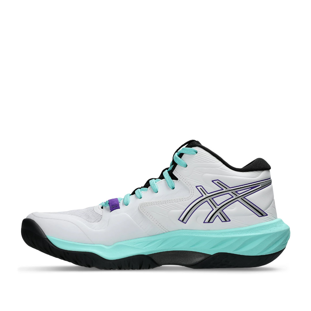 Tenis de Voleibol Asics Sky Elite FF MT 4 White Radiant Amethyst Mujer