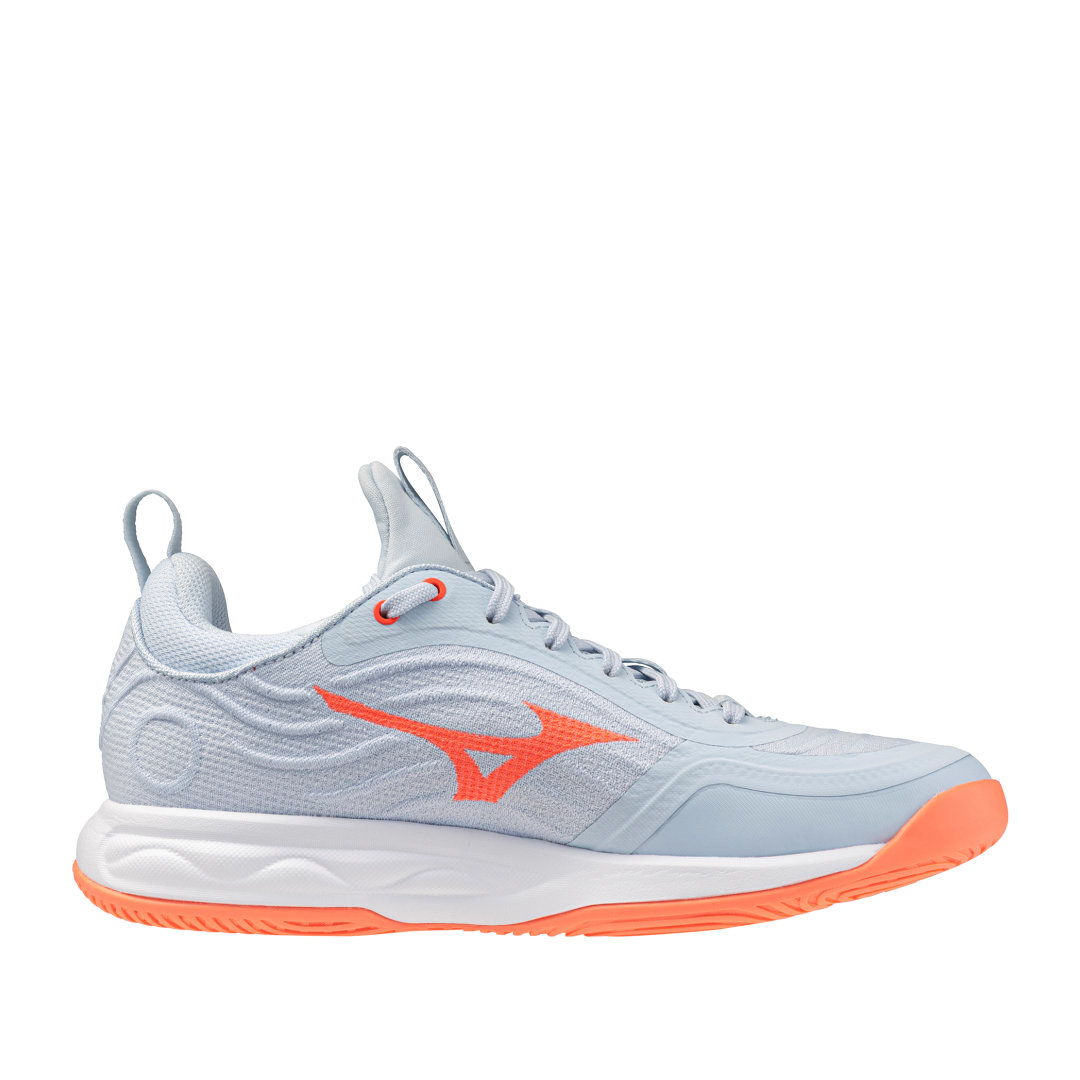 Tenis de Voleibol Mizuno Wave Luminous Elite Blue Finch Lava Orange