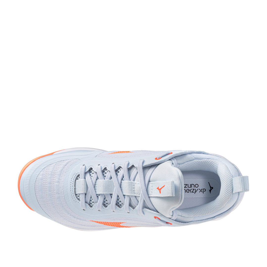 Tenis de Voleibol Mizuno Wave Luminous Elite Blue Finch Lava Orange