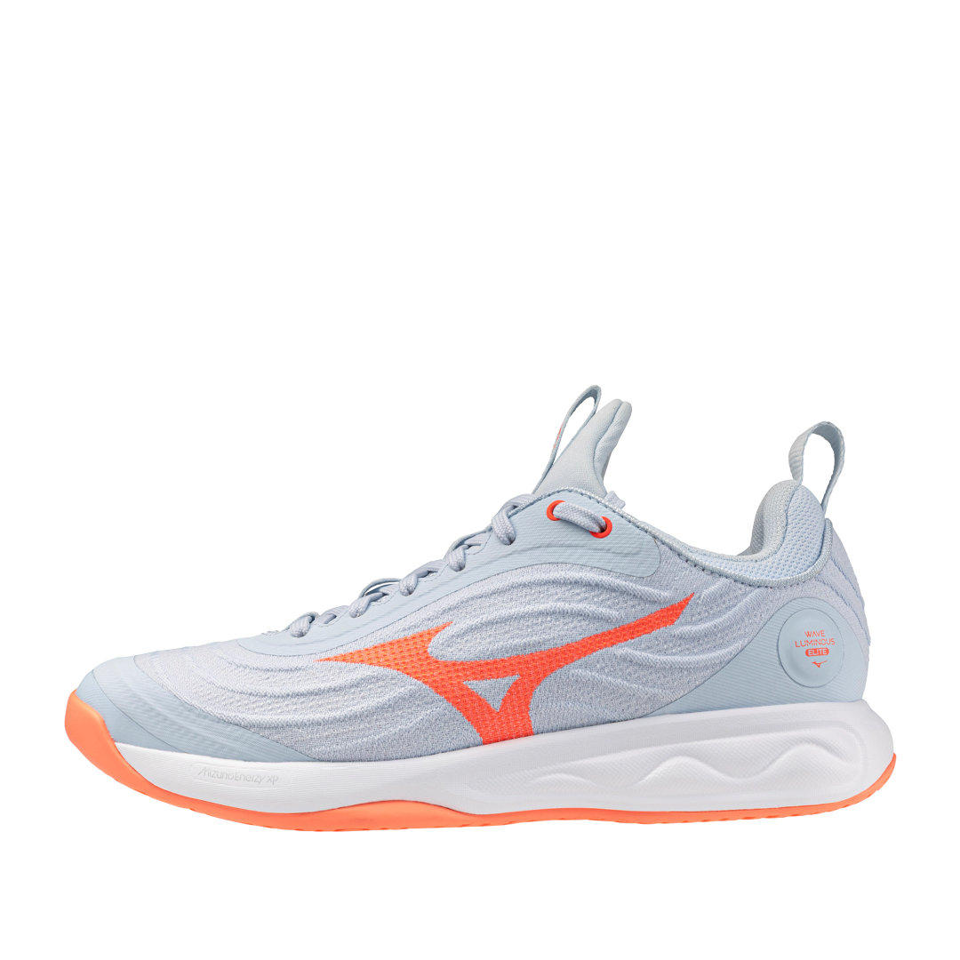 Tenis de Voleibol Mizuno Wave Luminous Elite Blue Finch Lava Orange